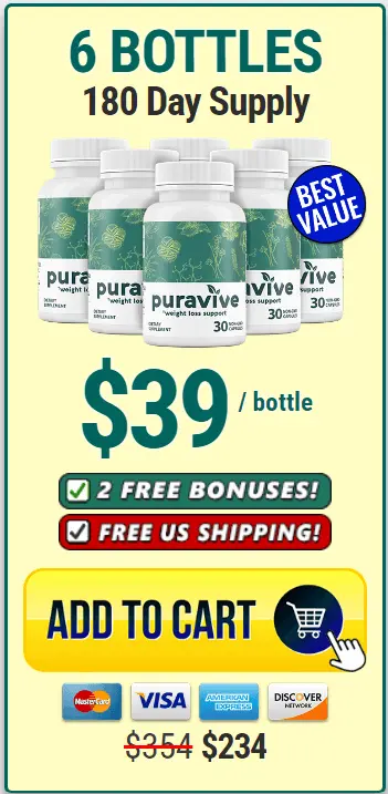 puravive-6-bottles-price-just-$39/bottle Only!
